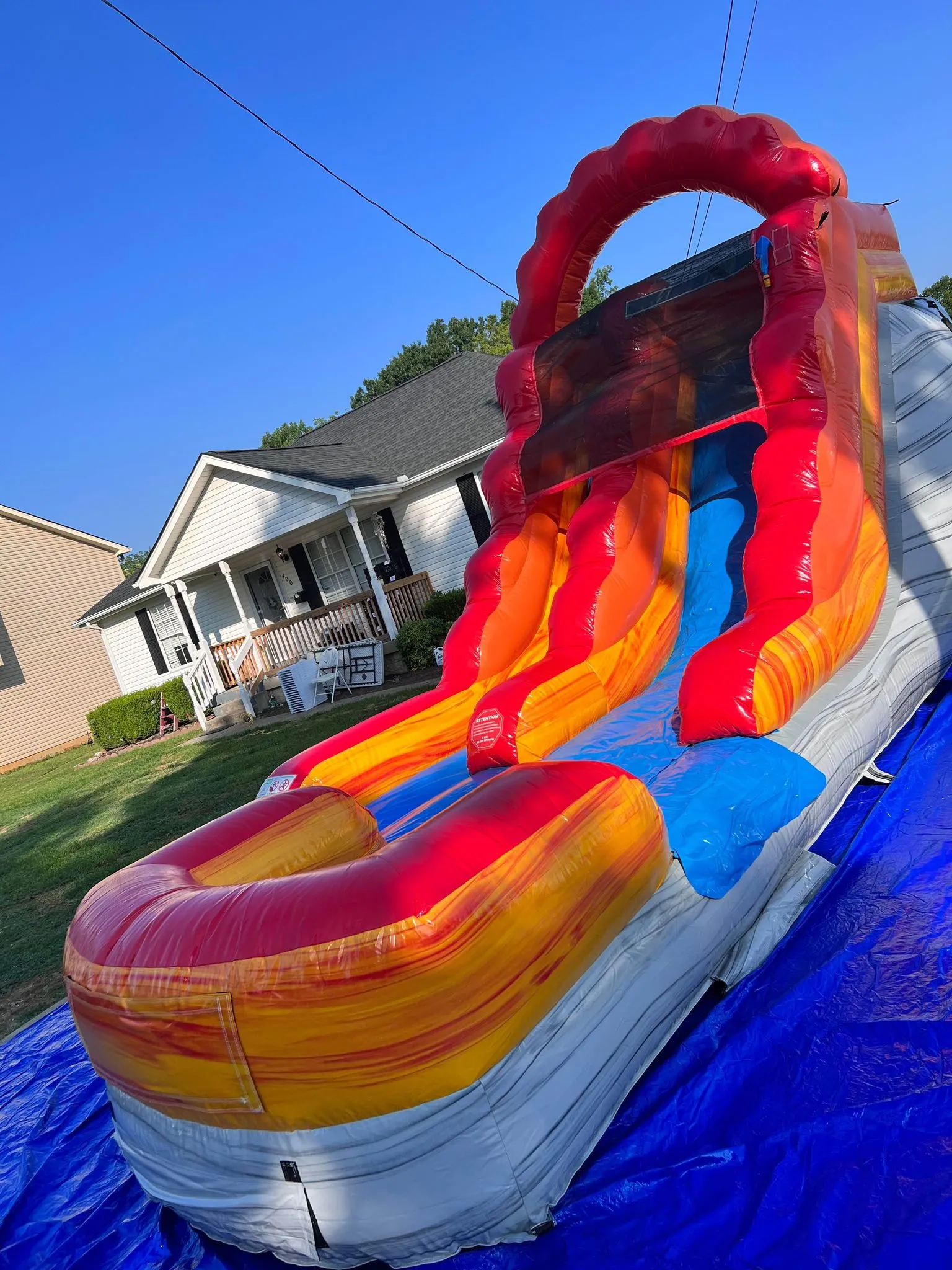 12 Foot Tall Water Slide