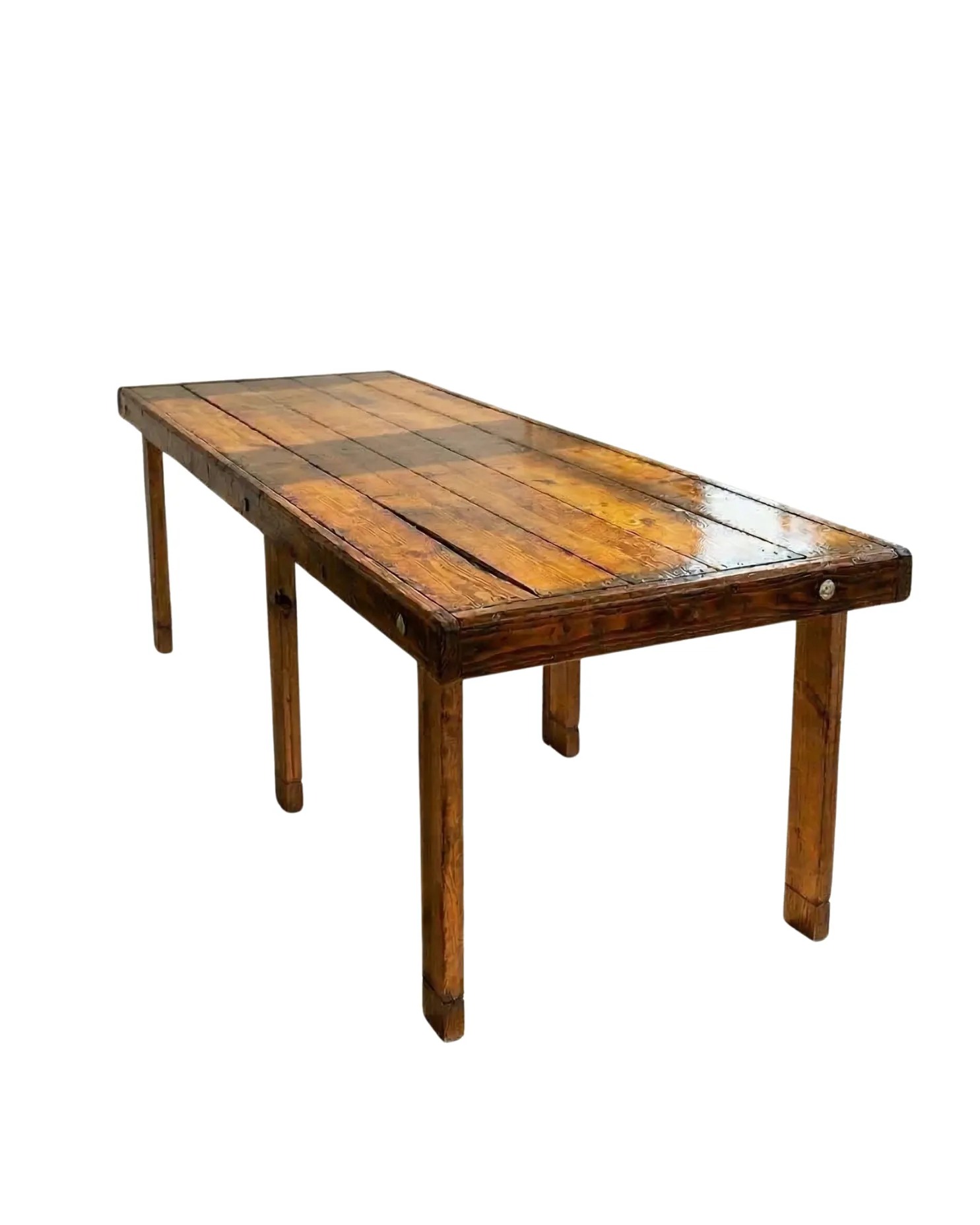 Wooden Farmhouse Table 8ft 