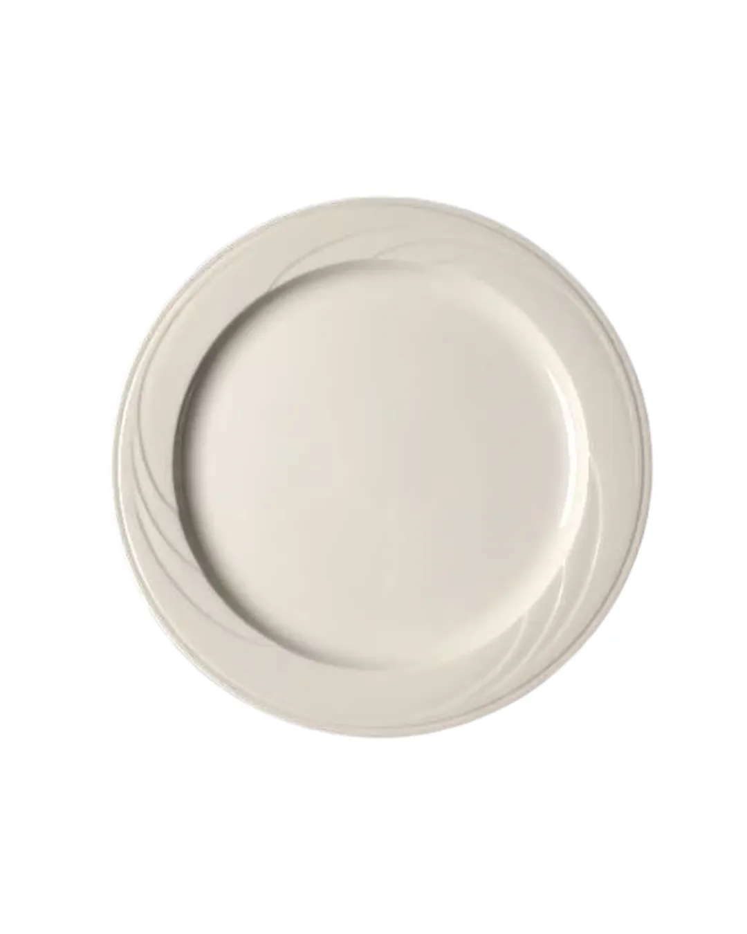 Swirl White Dinner Plate