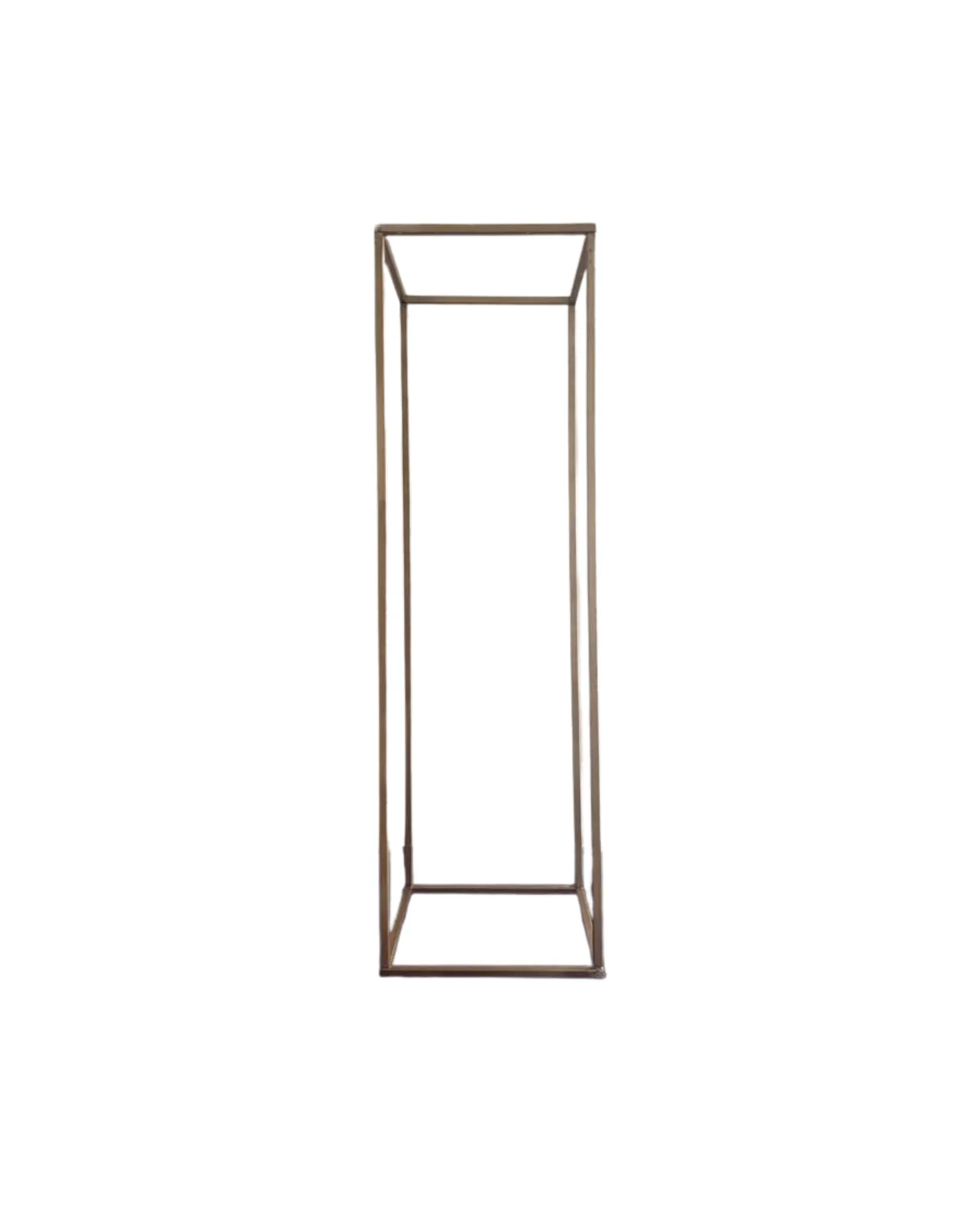 Large Gold Metal Pedestal Centerpiece