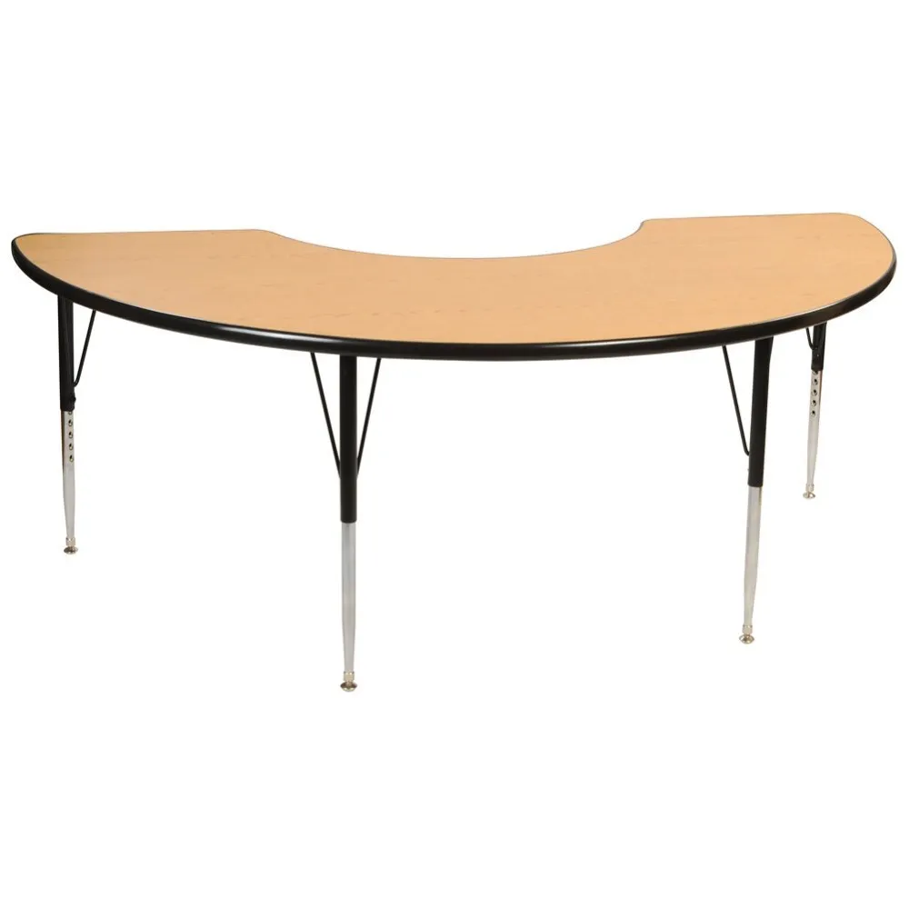 Serpentine Wooden Table 7ft