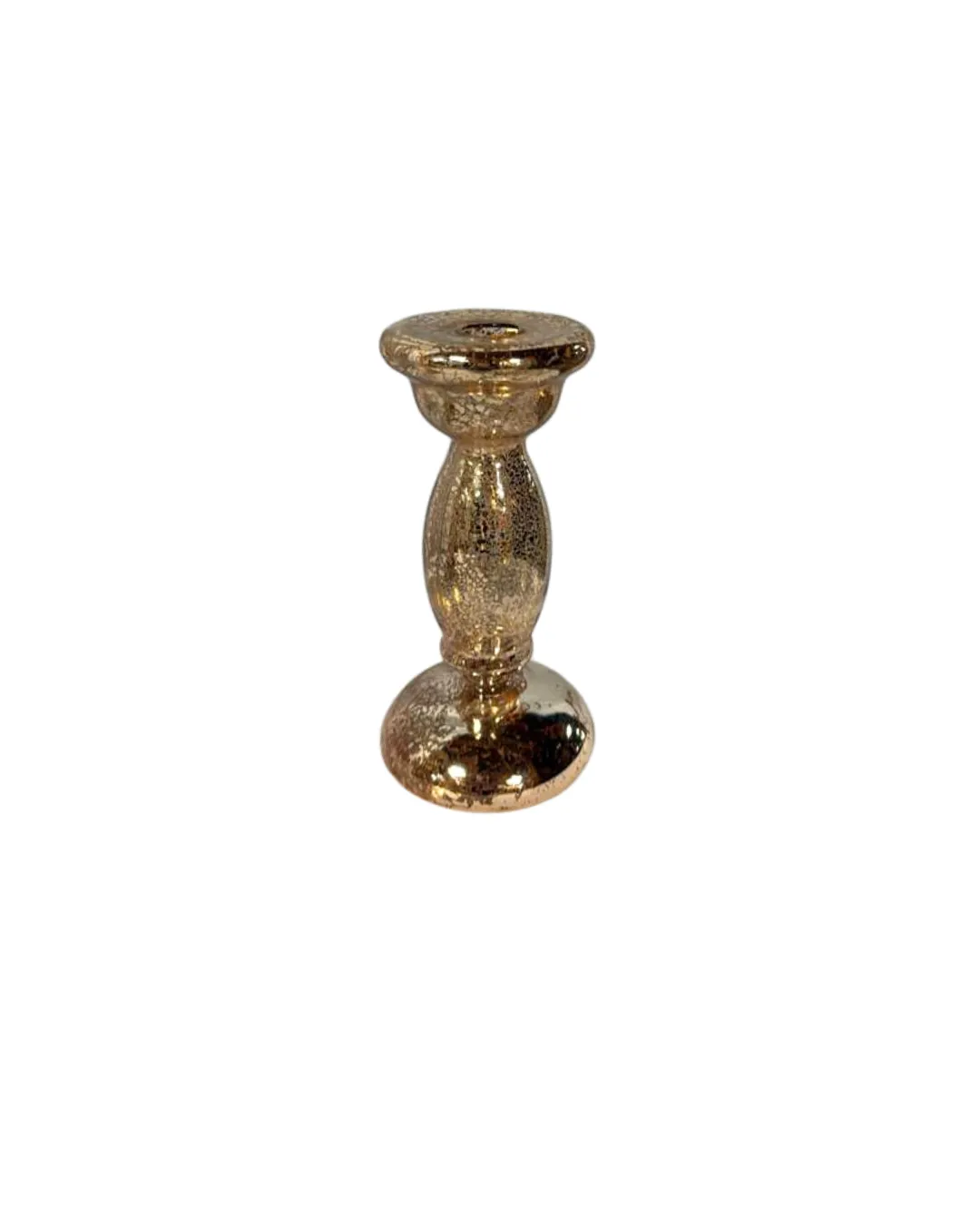 Petite Rose Gold Pillar Candle Holder