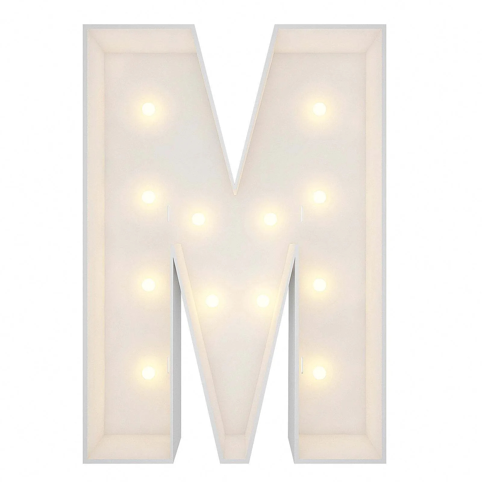 Letter “M” marquee 