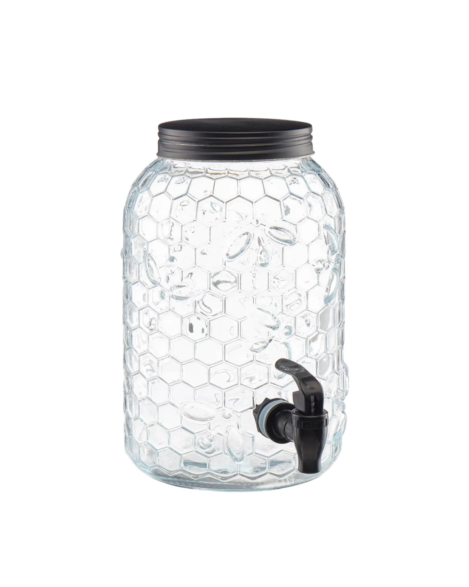 Honeycomb Glass Beverage Dispenser 1.5gl