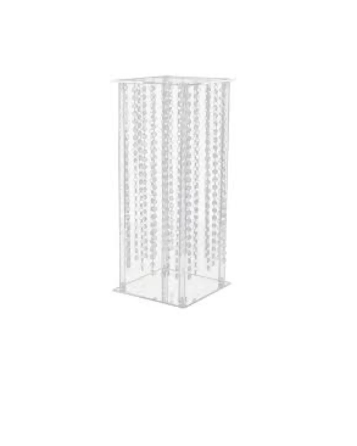 Beaded Clear Acrylic Centerpiece