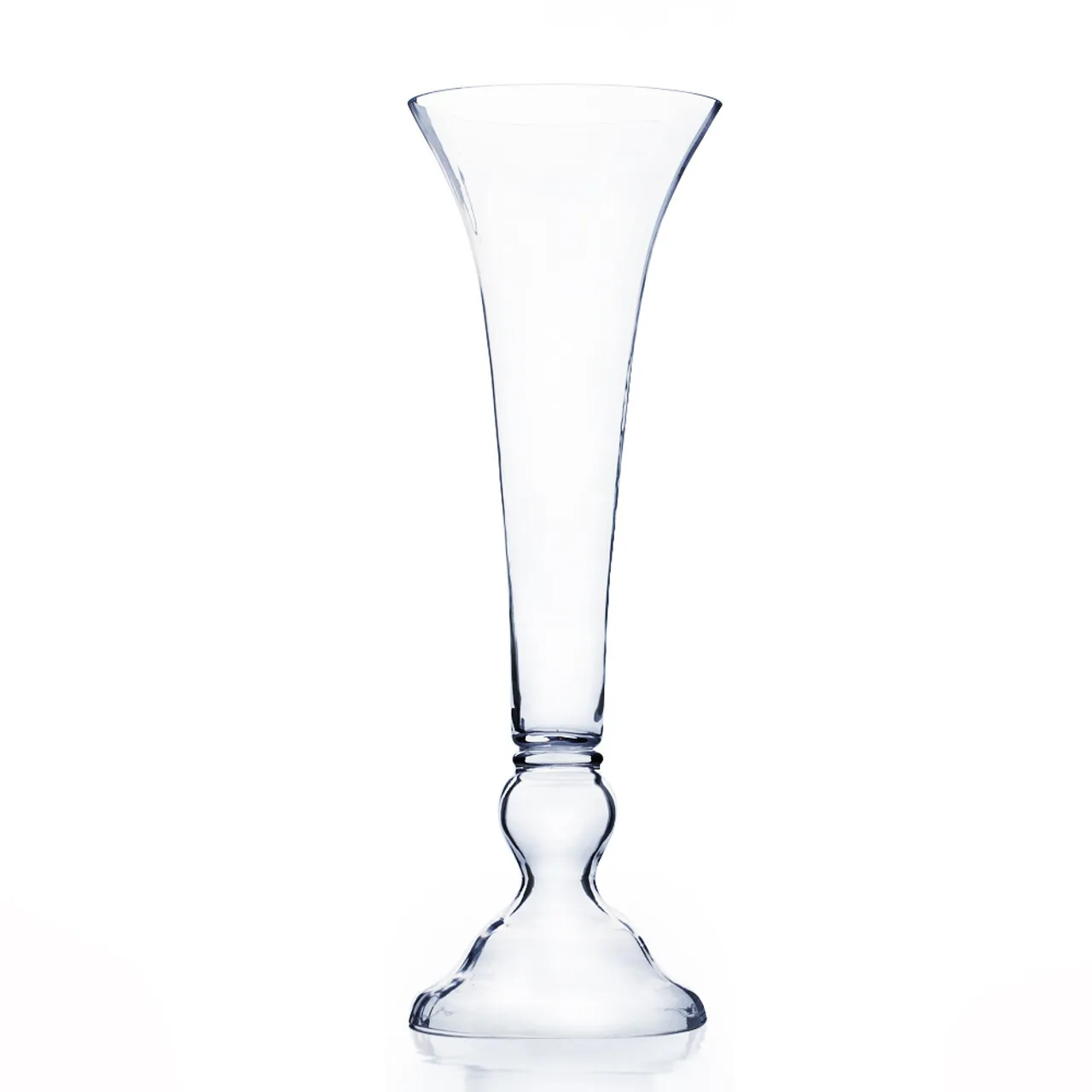 Glass trumpet vase 40"