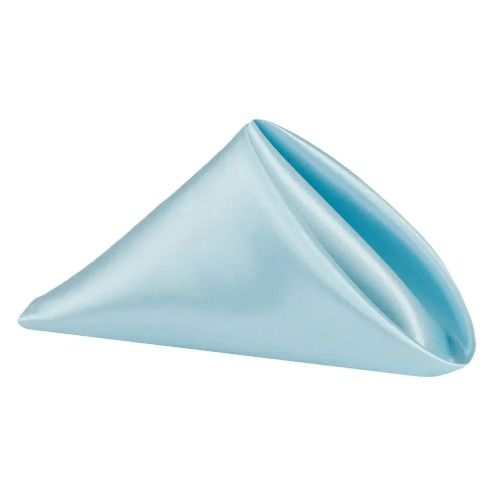 Baby Blue Satin Napkin
