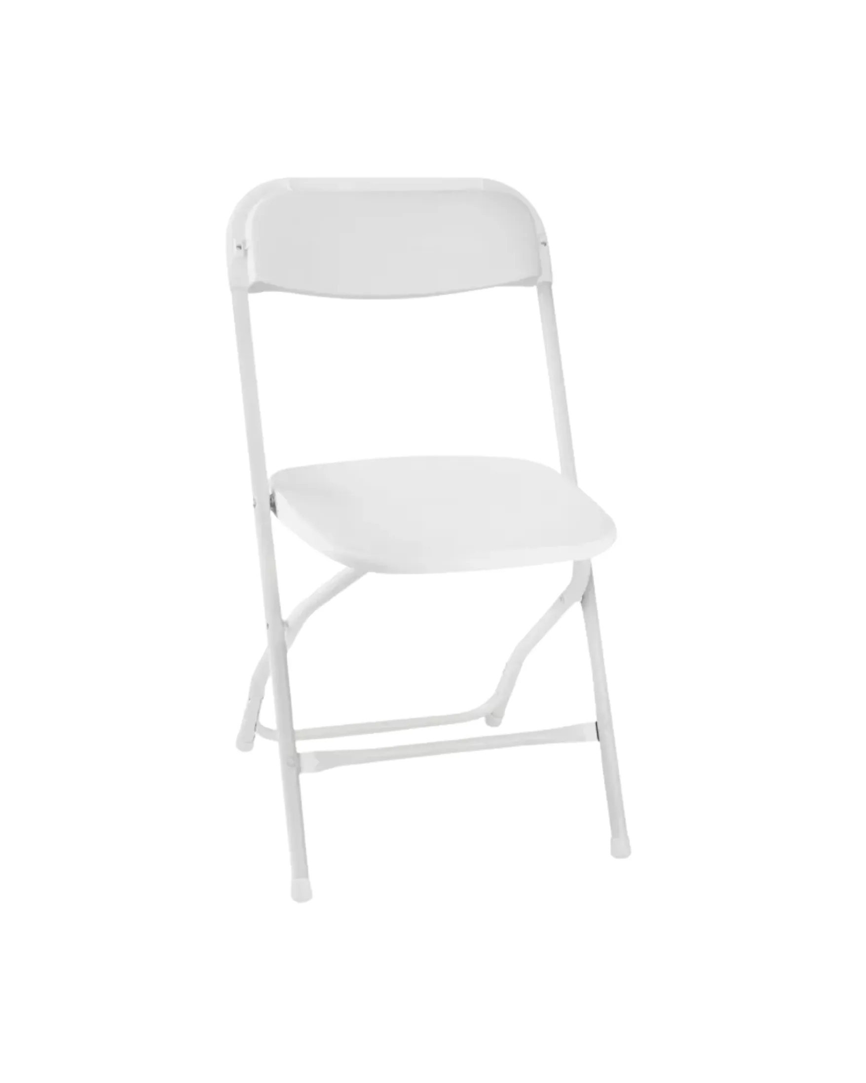 White Plastic Folding Chair 