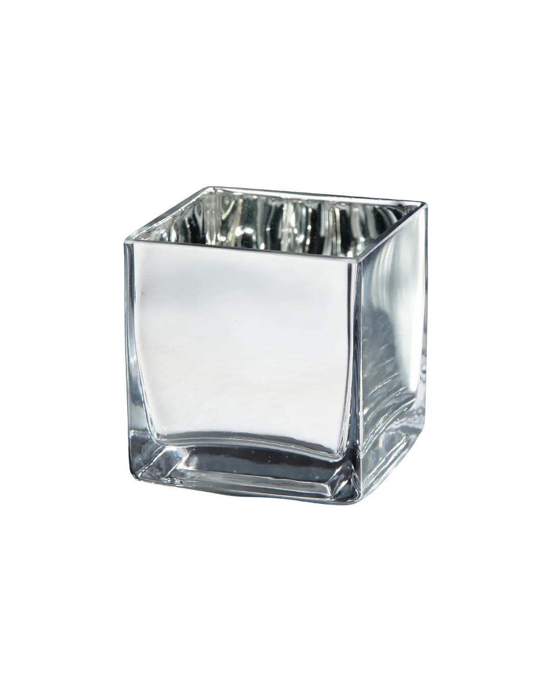 Silver Square Votive Candle Holder