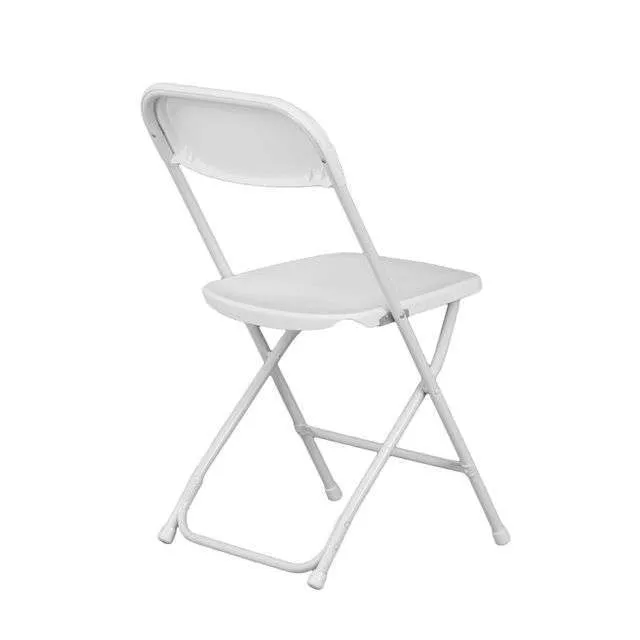 White Plastic Folding Chair 