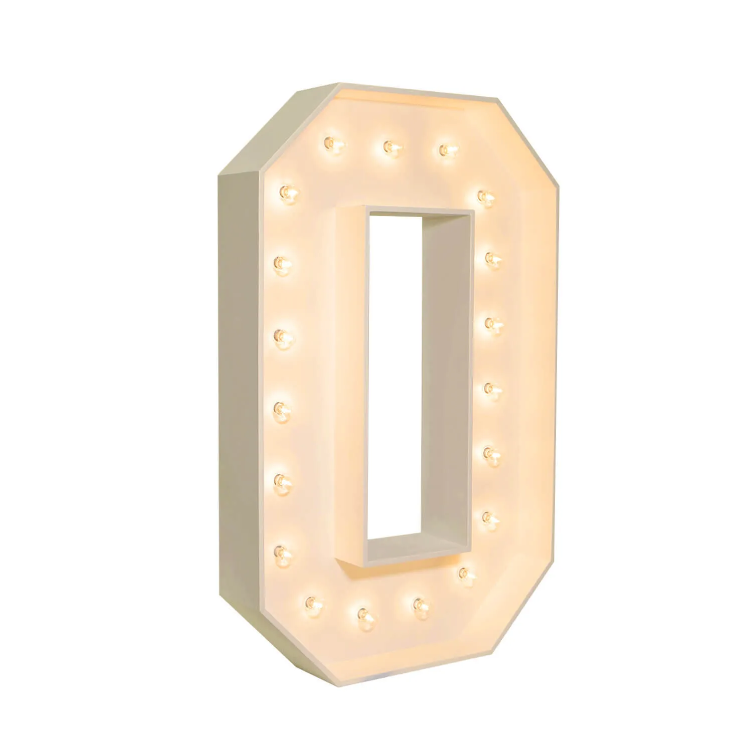 Letter “O” marquee 