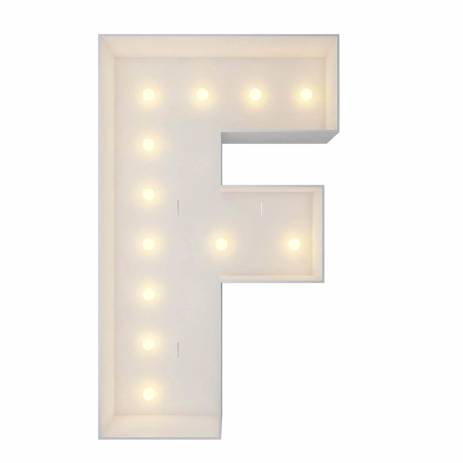 Letter “F” marquee 