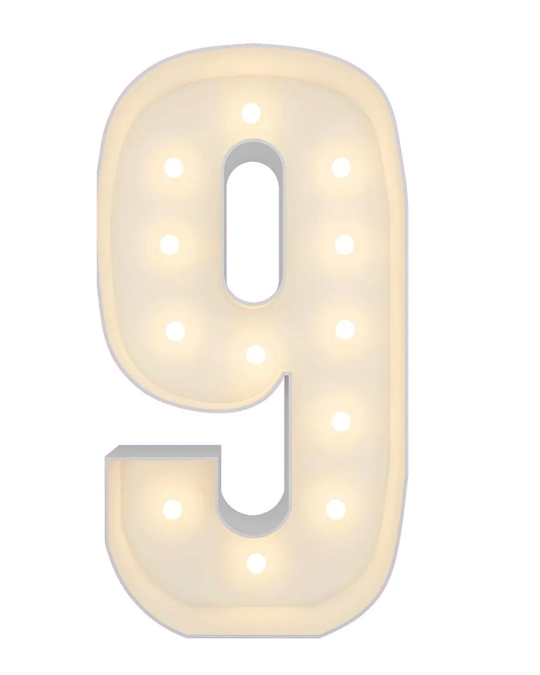 Marquee 5 ft Number "9"