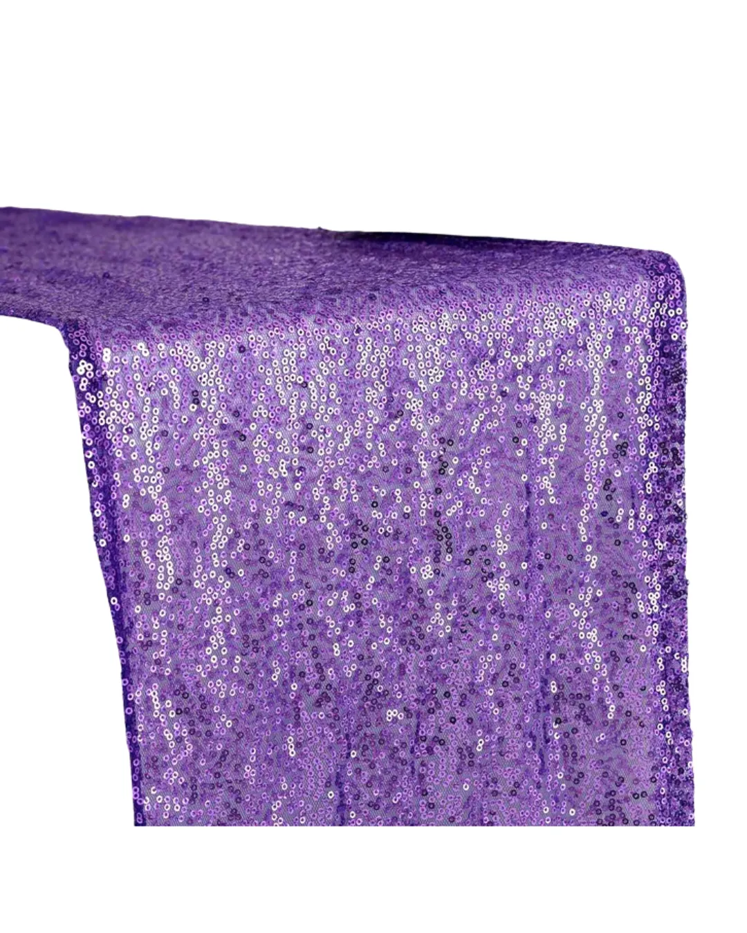 Purple Sequin Table Runner