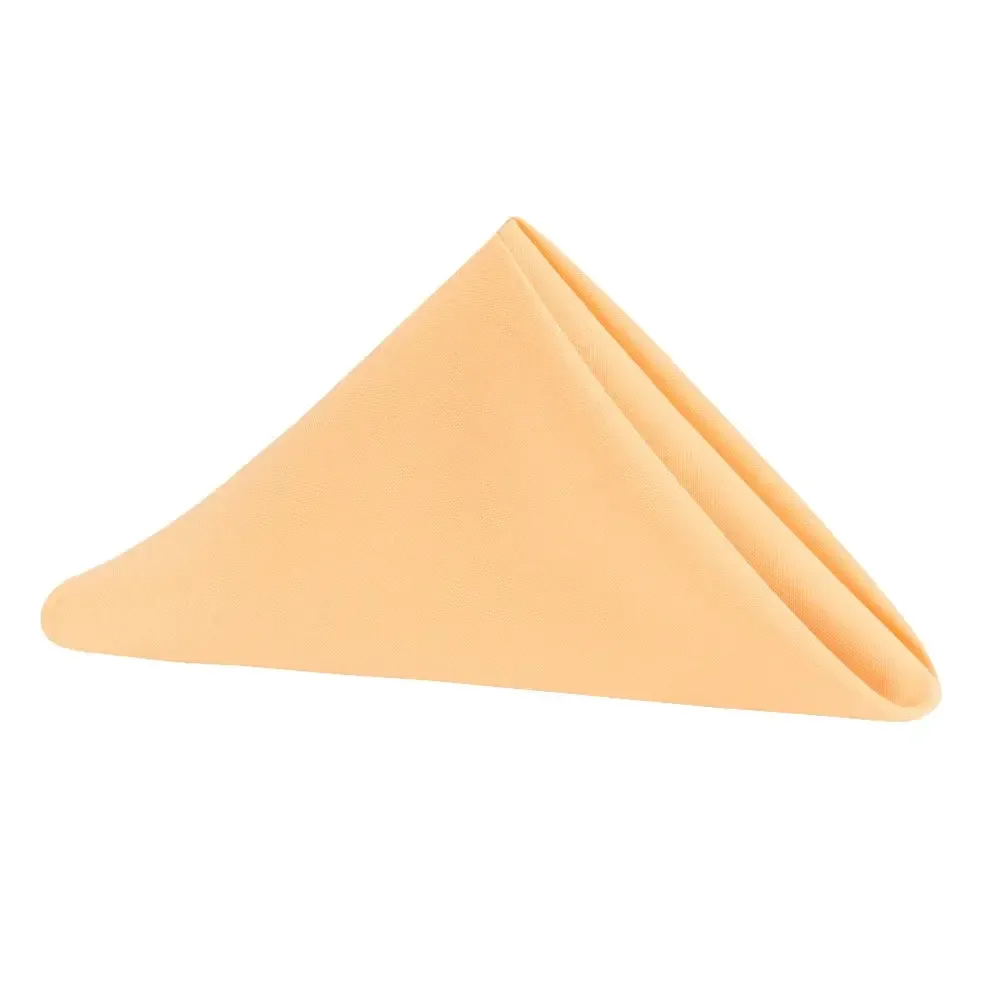 Peach Matte Satin Napkin