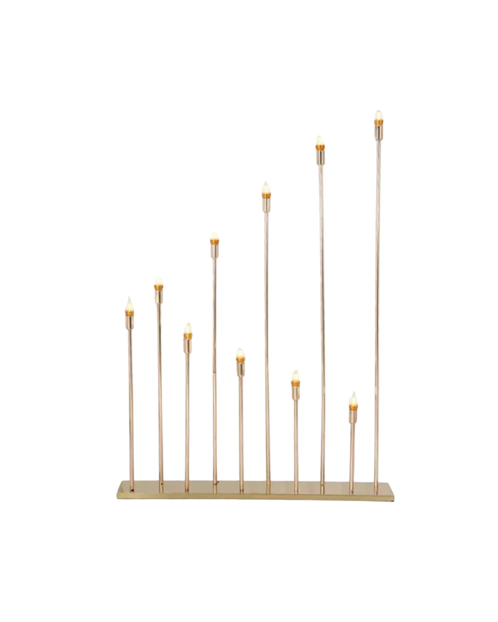 10 Head Metal Candelabra Centerpiece