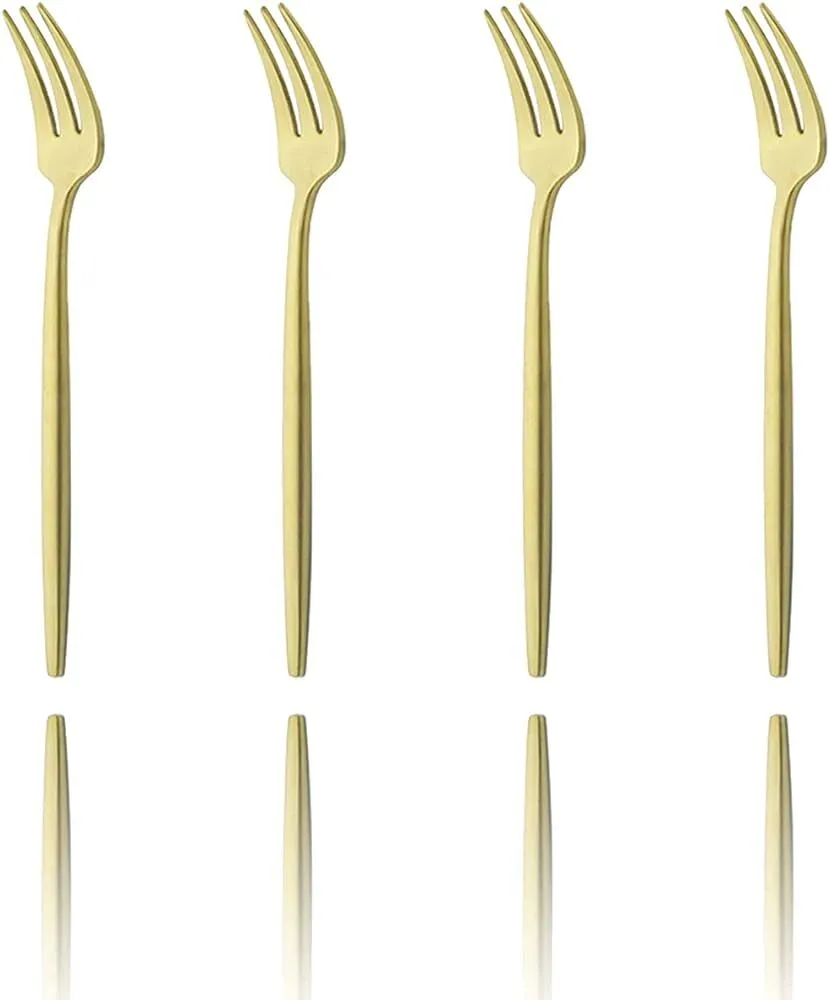 Gold Dinner fork modern