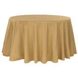 Gold Matte Satin Linen