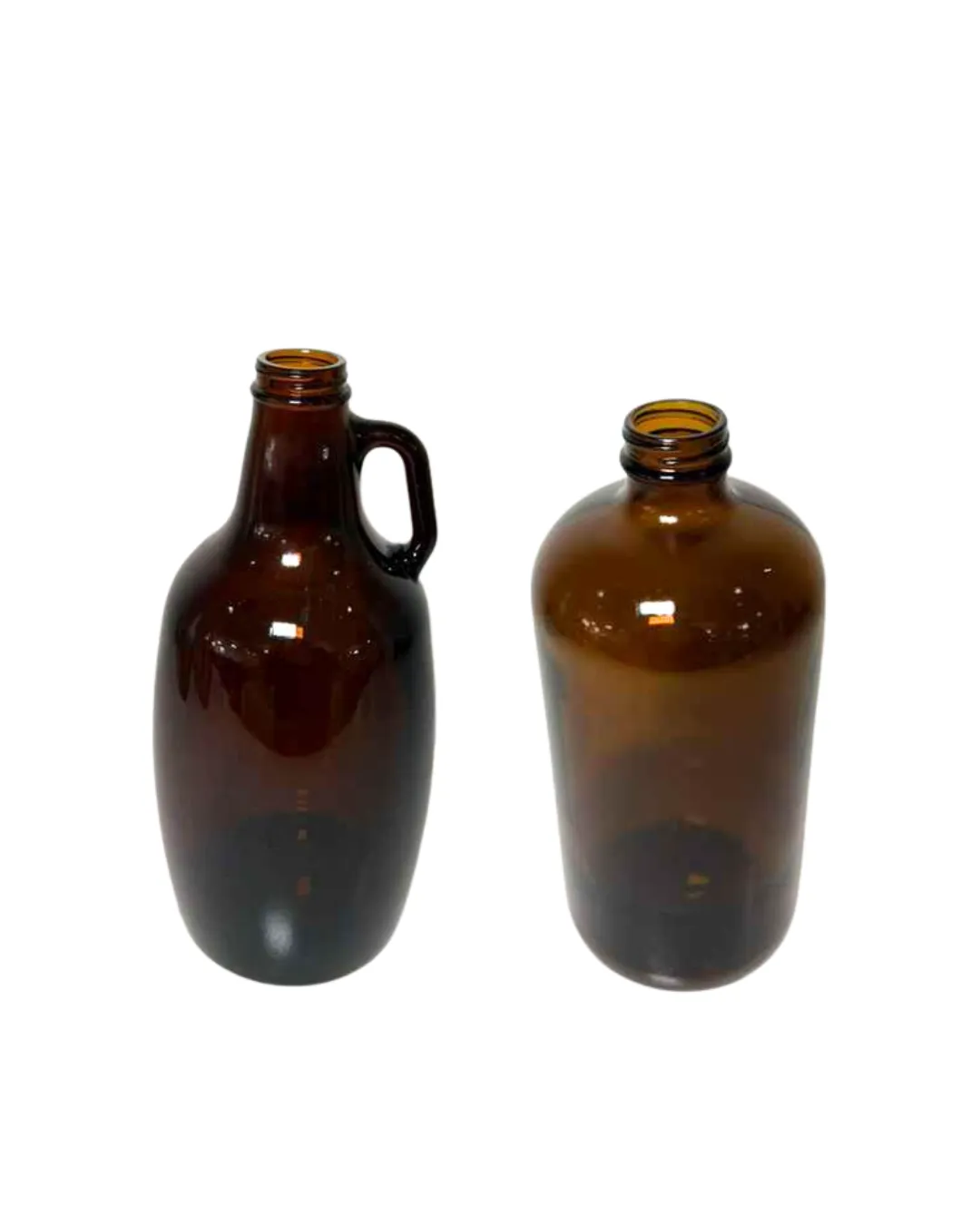 Amber Glass Centerpiece