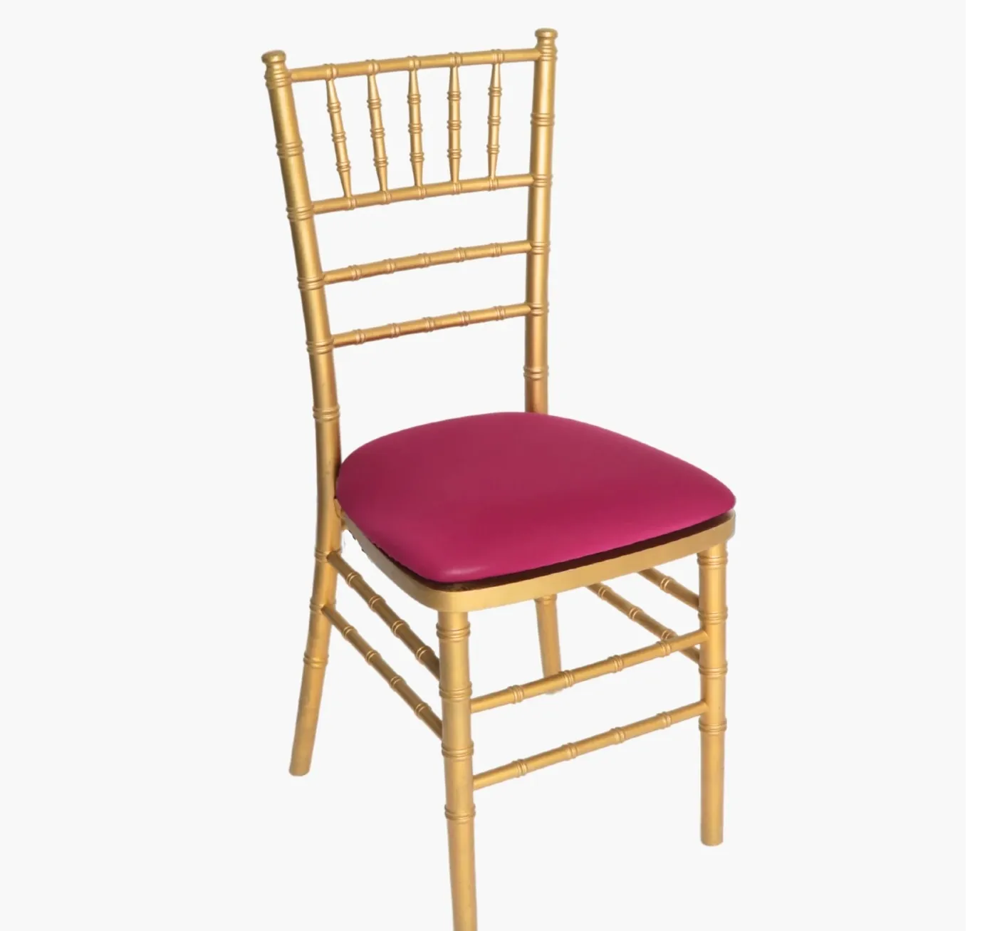 Chiavari Spandex Seat Pad Cover- Fuchsia