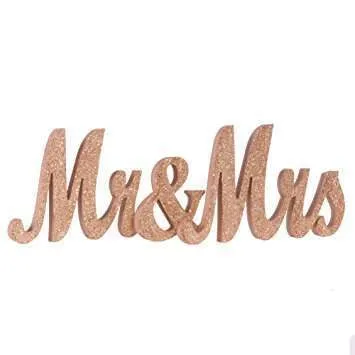 MR & MRS Sign