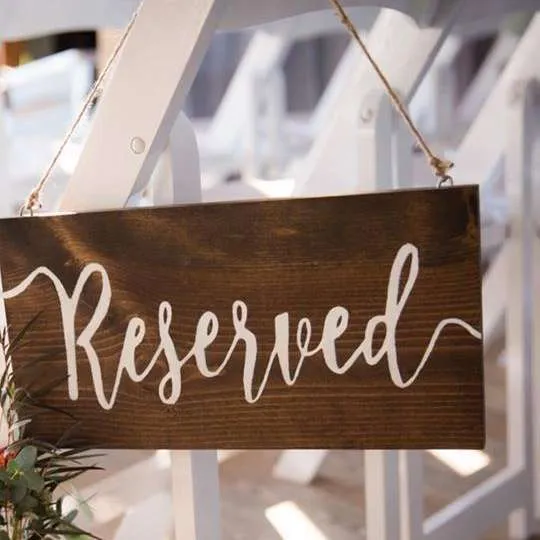 Reserved Sign