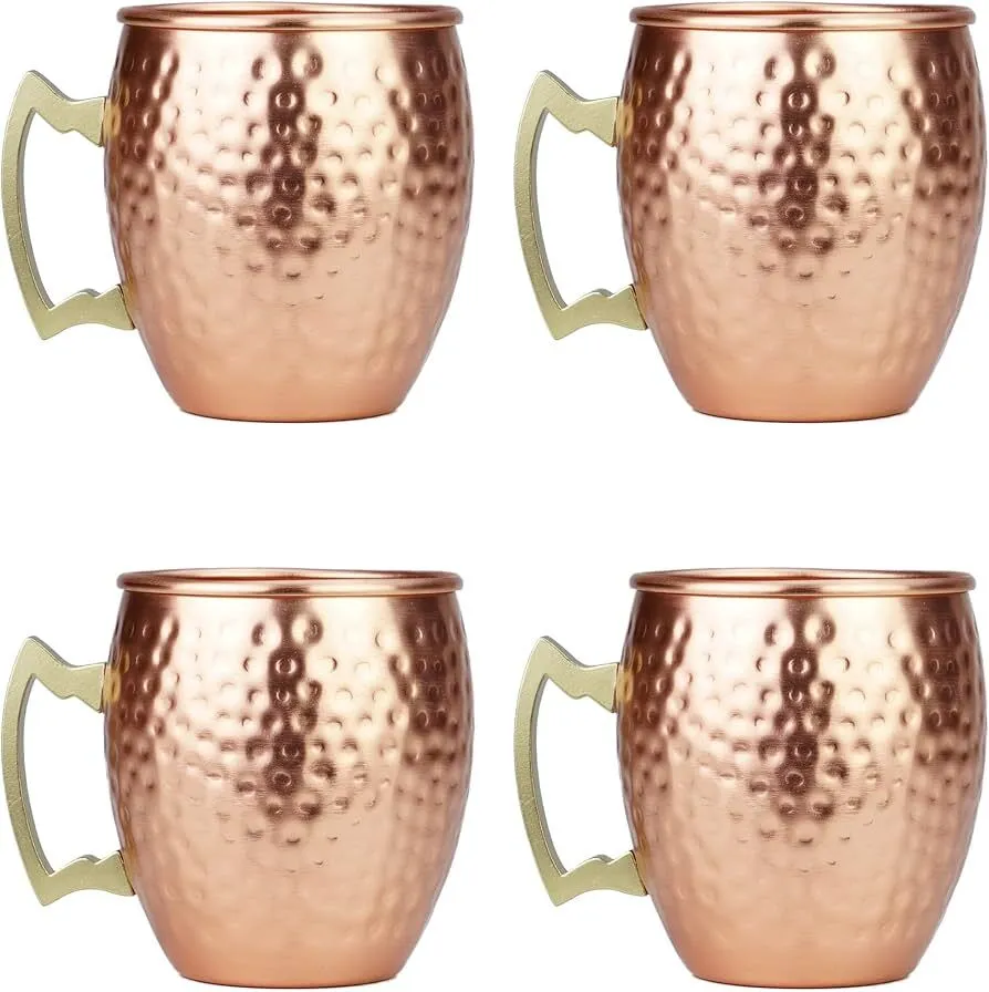 Moscow mule hammered cup