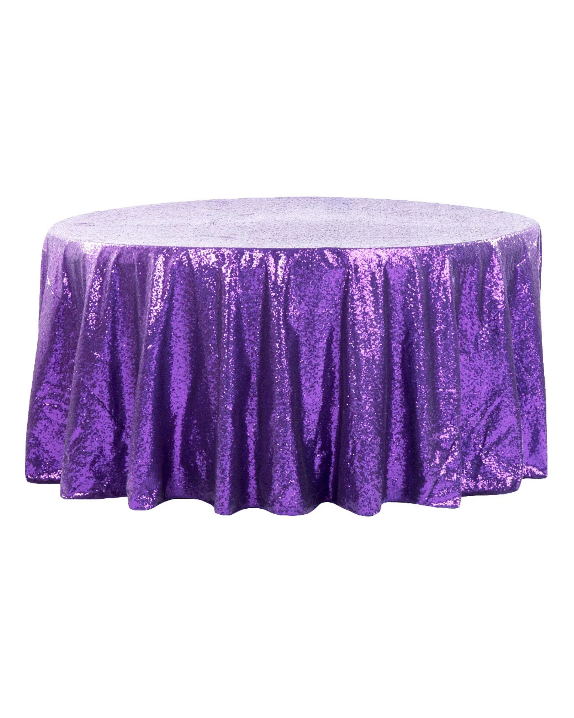 Purple Sequin Linen