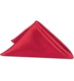 Satin Napkin- Apple Red