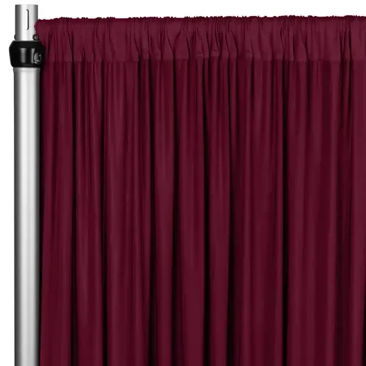 Spandex Drape 10ftH 52"W- Burgundy 