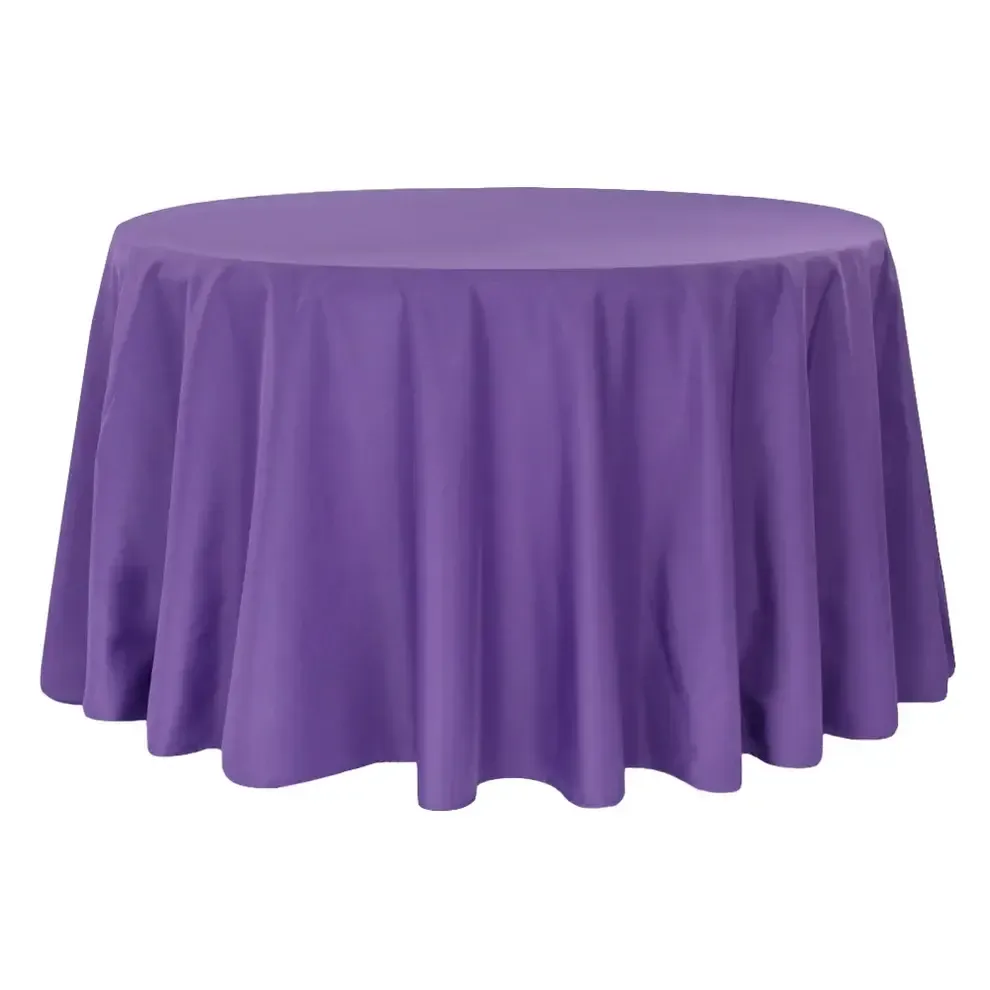 Purple Matte Satin Linen