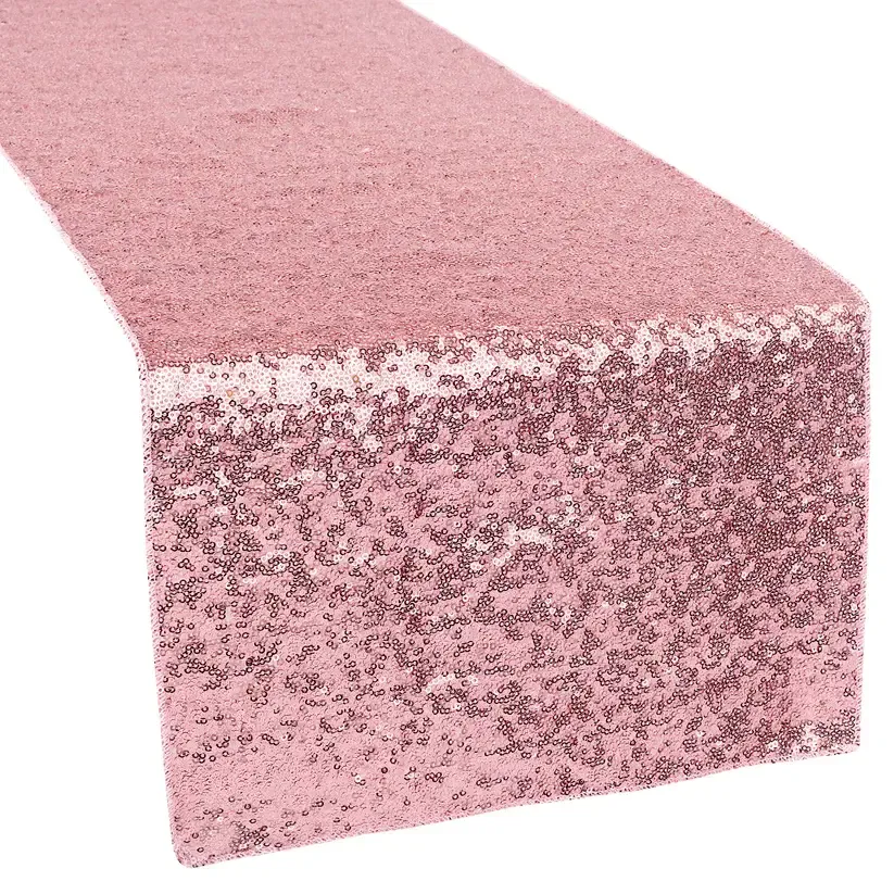 Pink Sequin Table Runner