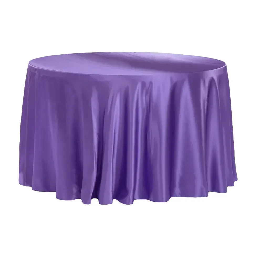 Purple Satin Linen