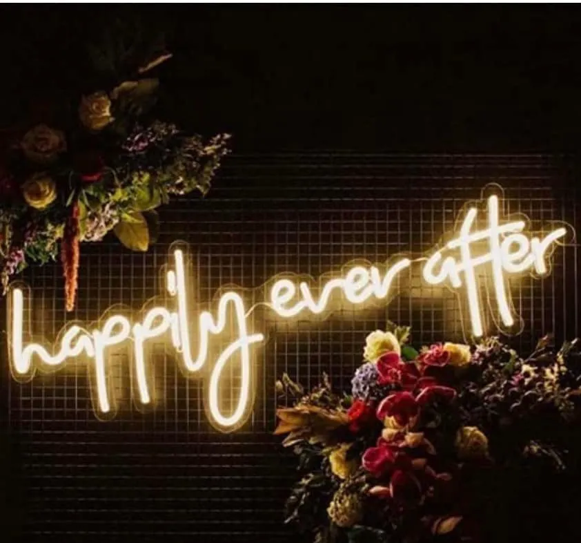 Happily Ever After Light Up Sign