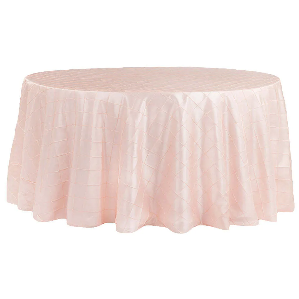 Blush Pintuck Linen