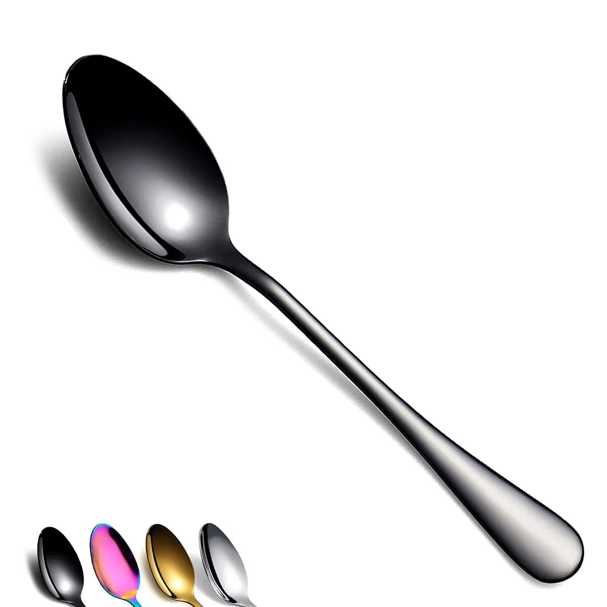 Shiny black Dinner Spoon