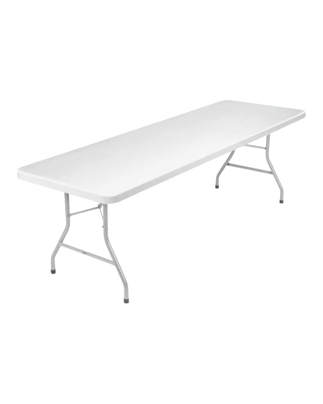 White Plastic Rectangle Table 8ft