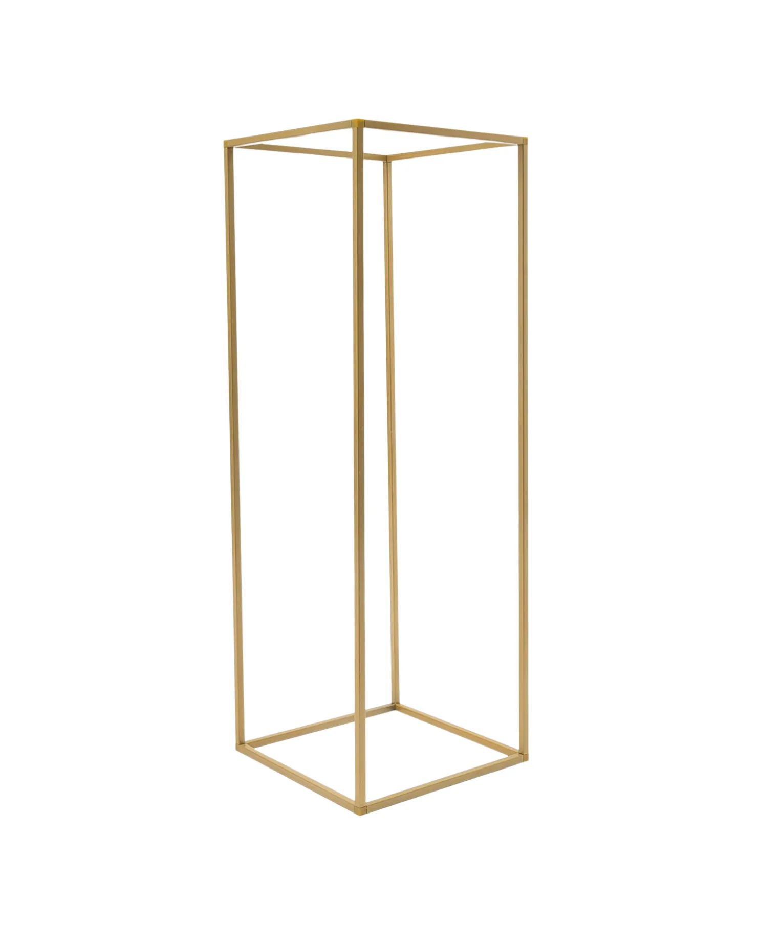Medium Gold Metal Pedestal Centerpiece