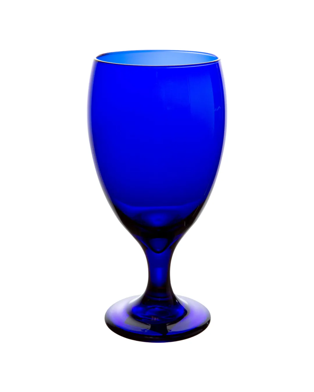 Cobalt Blue Water Goblet 