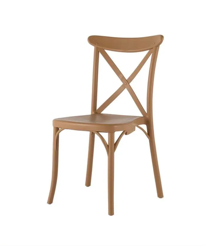 Light Brown Cross Back Chair