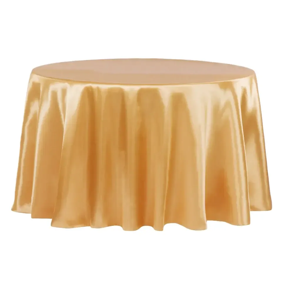 Gold Satin Linen