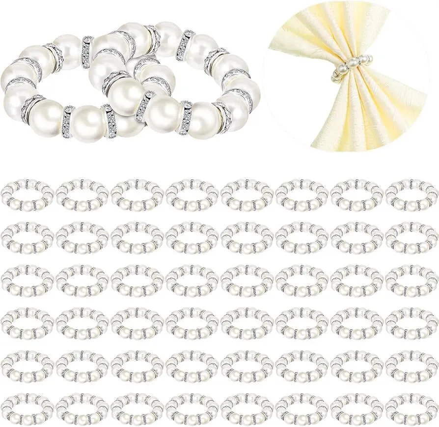 Pearl napkin ring stretched