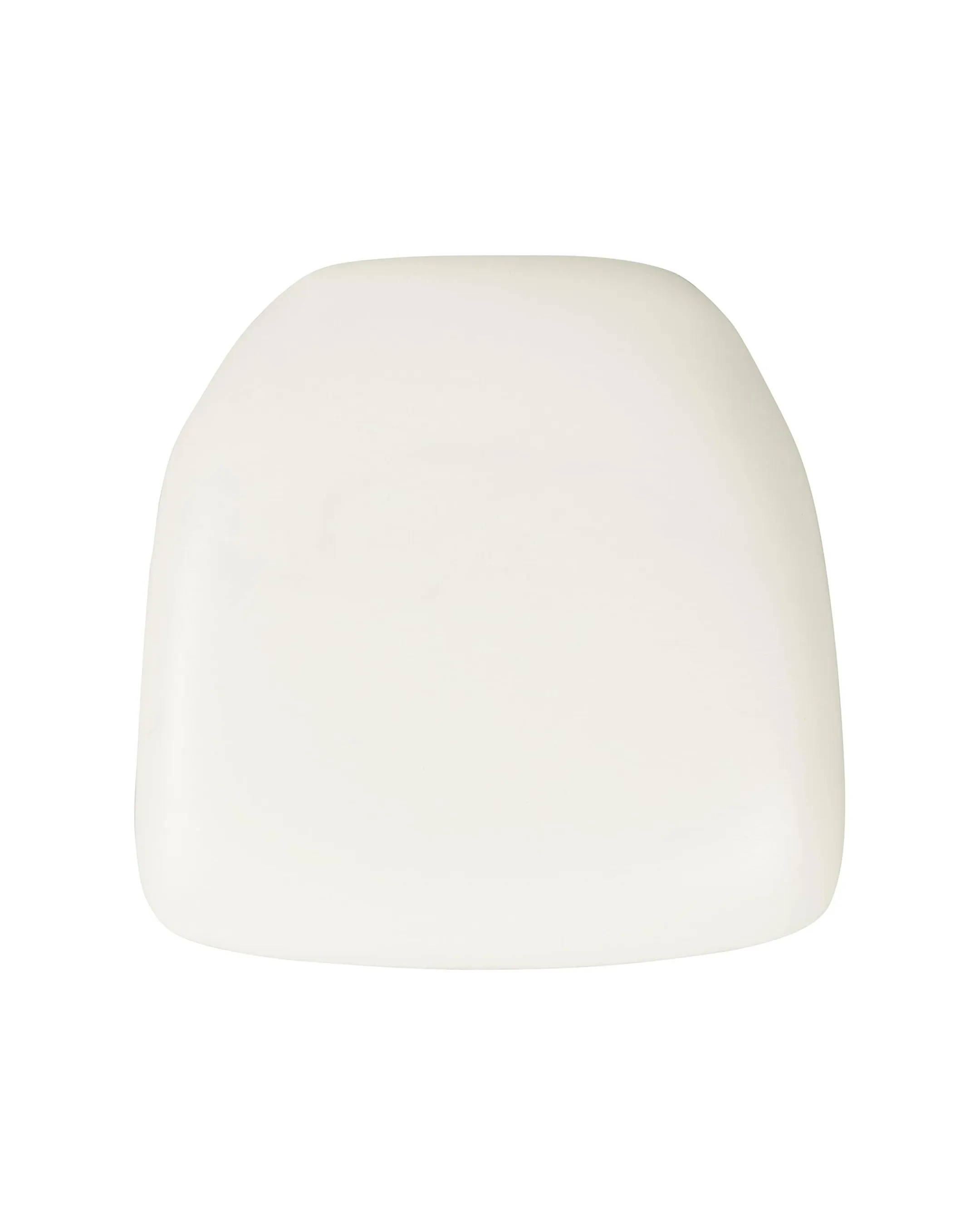 White Thick Vinyl Panel Chiavari Chair Cushion Pad