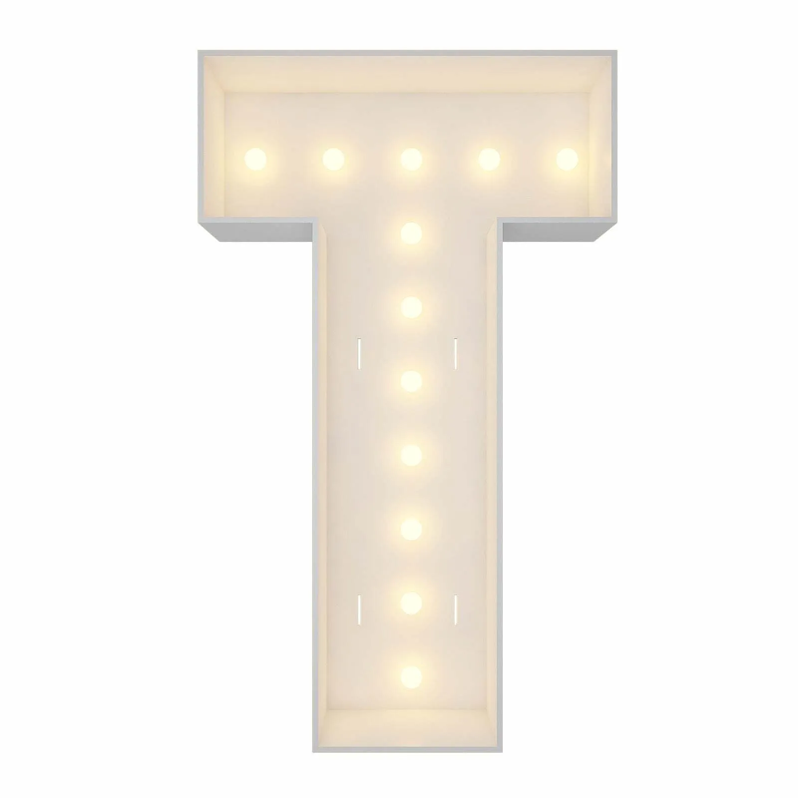 Letter “T” marquee 