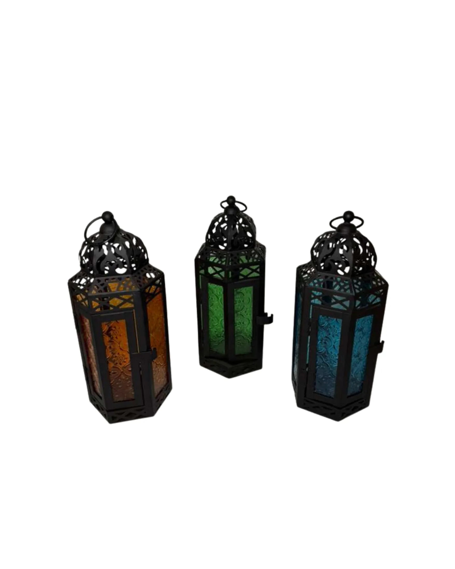 Moroccan Glass Lantern Variety
