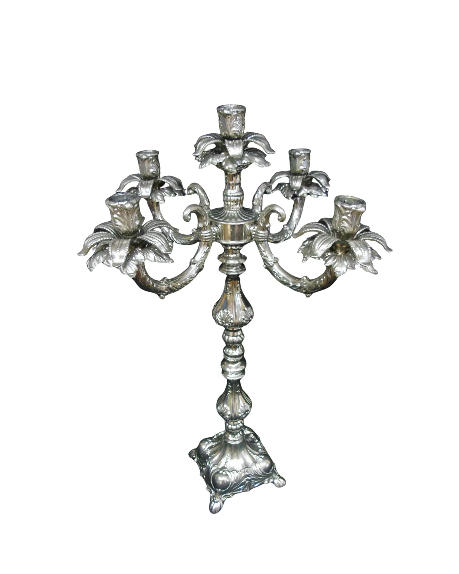 Vintage 5 Head Silver Candelabra (1 of 1)