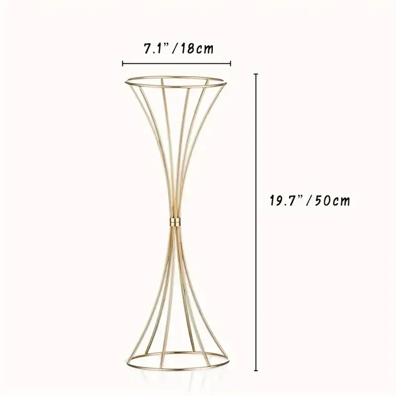 Gold Spiral Centerpiece  