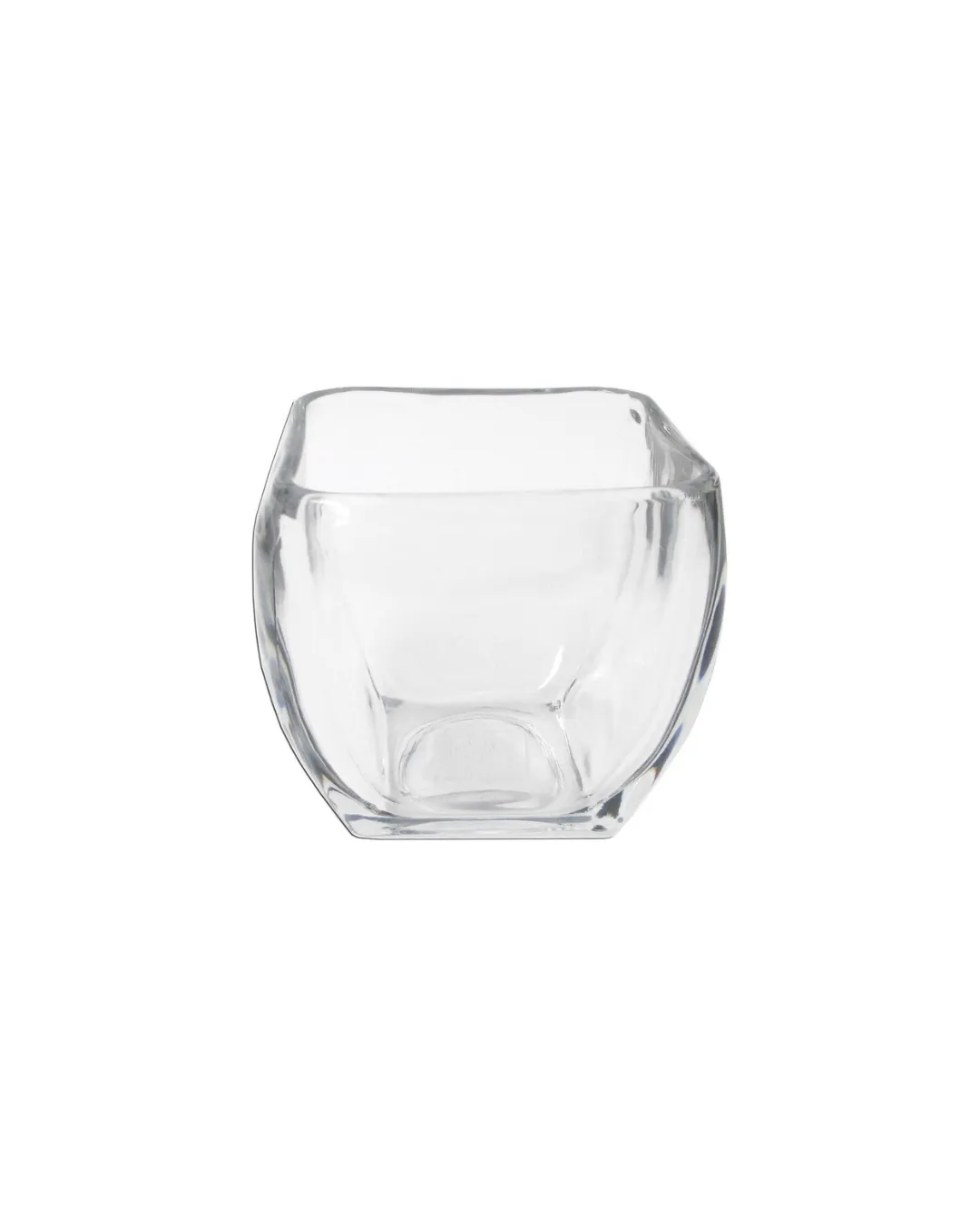 Tapered Square Glass Votive Candle Holder