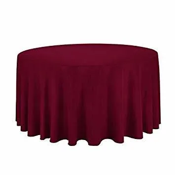 Maroon Round Table Cloths