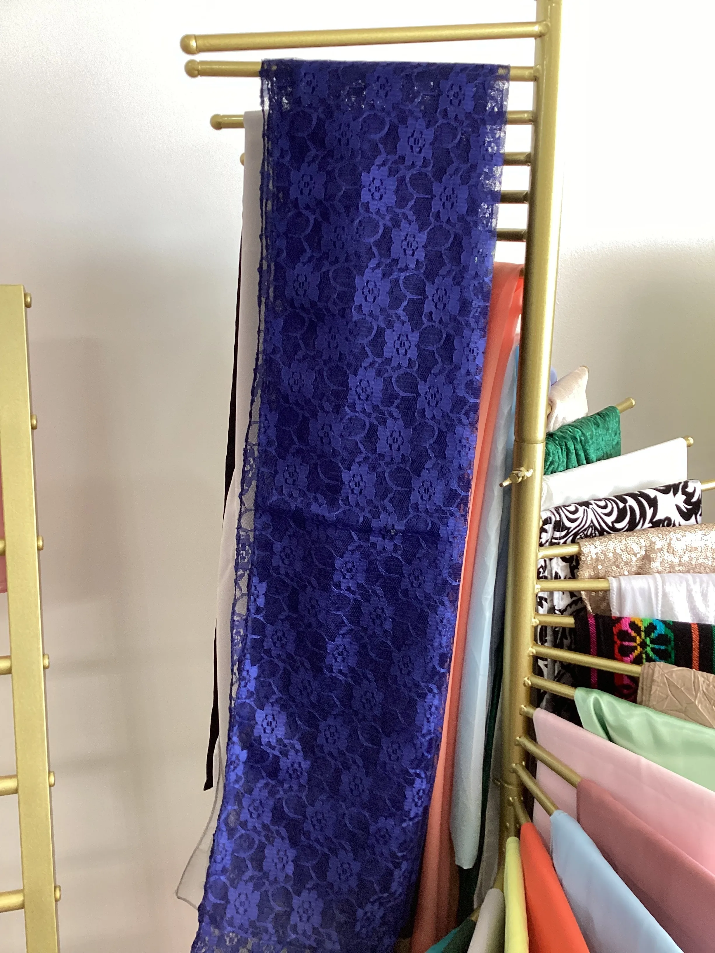 Lace Navy Blue Runner